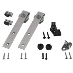 double door kit for cabinet flat track