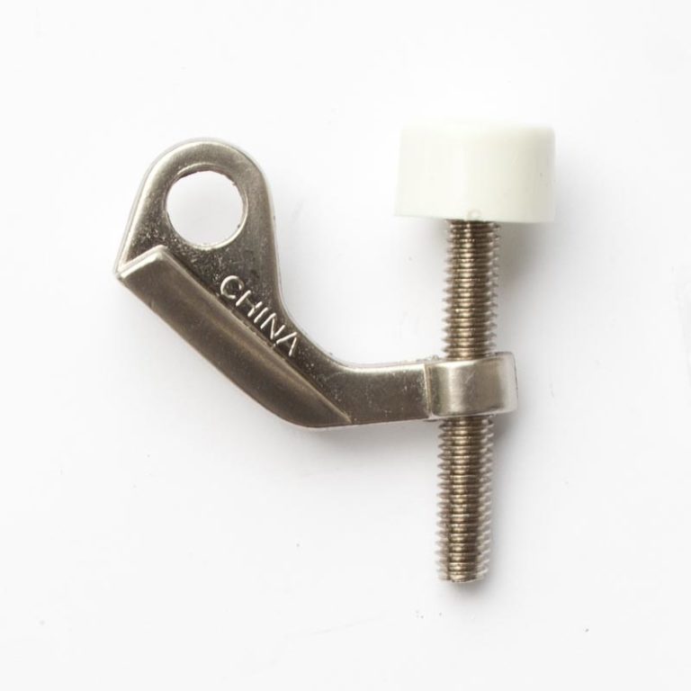 HINGE PIN DOOR STOP, SATIN NICKEL W/ GRAY TIP Orca Hardware