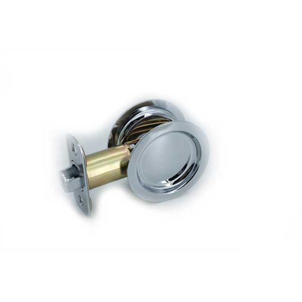 Pocket Door Latch Polished Chrome Orca Hardware